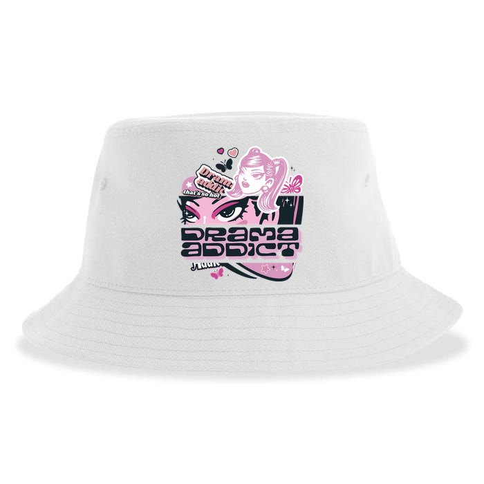 Drama Addict Y2K Diva Sustainable Bucket Hat
