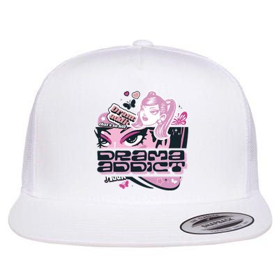 Drama Addict Y2K Diva Flatbill Hat