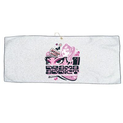 Drama Addict Y2K Diva Large Microfiber Waffle Golf Towel