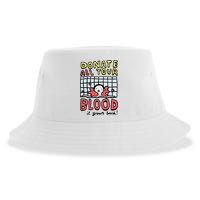 Donate All Your Blood It Grows Back  Sustainable Bucket Hat