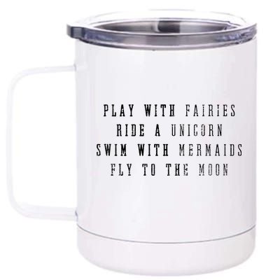 Daydreaming Fantasies 12 oz Stainless Steel Tumbler Cup