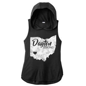 Dayton Strong Ladies PosiCharge Tri-Blend Wicking Draft Hoodie Tank