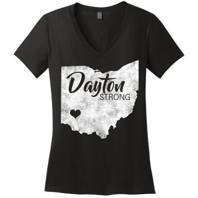 Dayton Strong Women's V-Neck T-Shirt