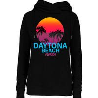 Daytona Beach Florida Womens Funnel Neck Pullover Hood