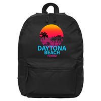 Daytona Beach Florida 16 in Basic Backpack