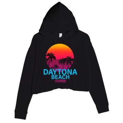 Daytona Beach Florida Crop Fleece Hoodie