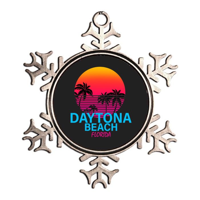 Daytona Beach Florida Metallic Star Ornament