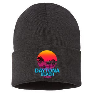 Daytona Beach Florida Sustainable Knit Beanie