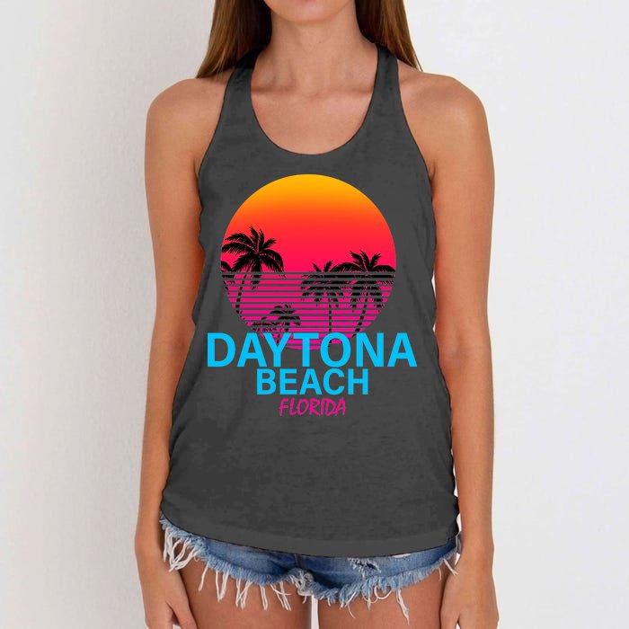 Daytona Beach Florida Women's Knotted Racerback Tank