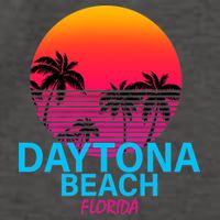 Daytona Beach Florida Vector Backpack
