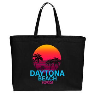 Daytona Beach Florida Cotton Canvas Jumbo Tote