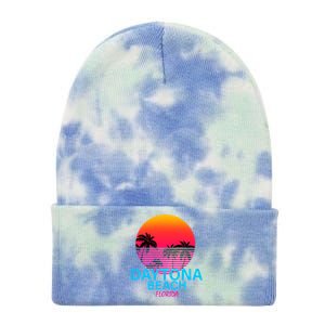 Daytona Beach Florida Tie Dye 12in Knit Beanie