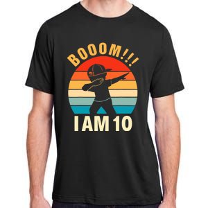 Dabbing Birthday 10 Years Old 10th Birthday Outfit Boy Adult ChromaSoft Performance T-Shirt