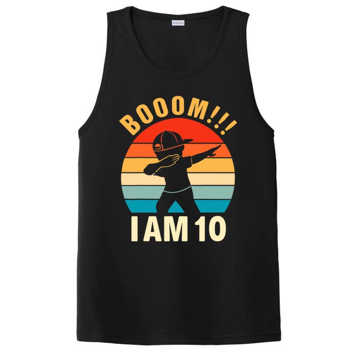 Dabbing Birthday 10 Years Old 10th Birthday Outfit Boy PosiCharge Competitor Tank