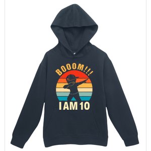 Dabbing Birthday 10 Years Old 10th Birthday Outfit Boy Urban Pullover Hoodie