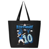Dabbing Boy 10 Year Old Bowling Player 10th Birthday Party 25L Jumbo Tote