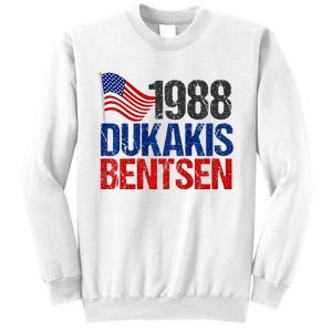 Dukakis Bentsen 1988 Retro Democrat Sweatshirt