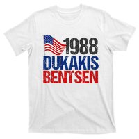 Dukakis Bentsen 1988 Retro Democrat T-Shirt