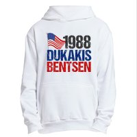 Dukakis Bentsen 1988 Retro Democrat Urban Pullover Hoodie