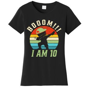 Dabbing Birthday 10 Years Old Birthday Outfit Women's T-Shirt