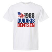 Dukakis Bentsen 1988 Retro Democrat Election Garment-Dyed Heavyweight T-Shirt