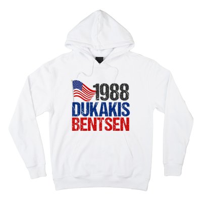 Dukakis Bentsen 1988 Retro Democrat Election Hoodie