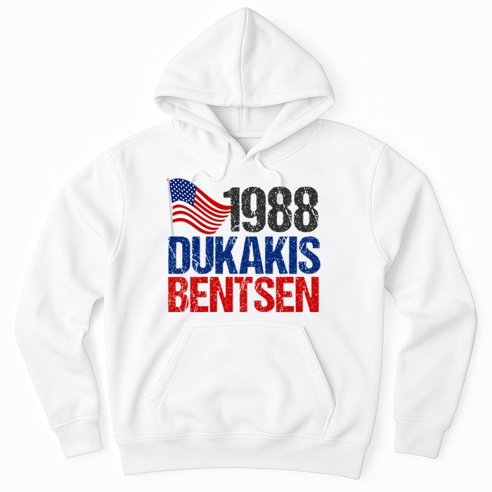 Dukakis Bentsen 1988 Retro Democrat Election Hoodie