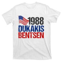 Dukakis Bentsen 1988 Retro Democrat Election T-Shirt