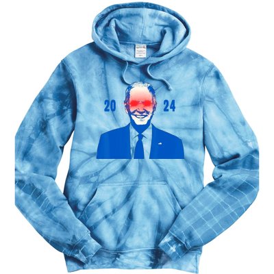 Dark Brandon 2024 Biden Funny new campaign Tie Dye Hoodie