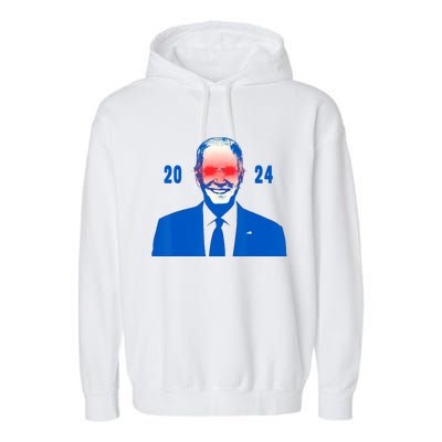 Dark Brandon 2024 Biden Funny new campaign Garment-Dyed Fleece Hoodie