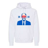 Dark Brandon 2024 Biden Funny new campaign Premium Hoodie