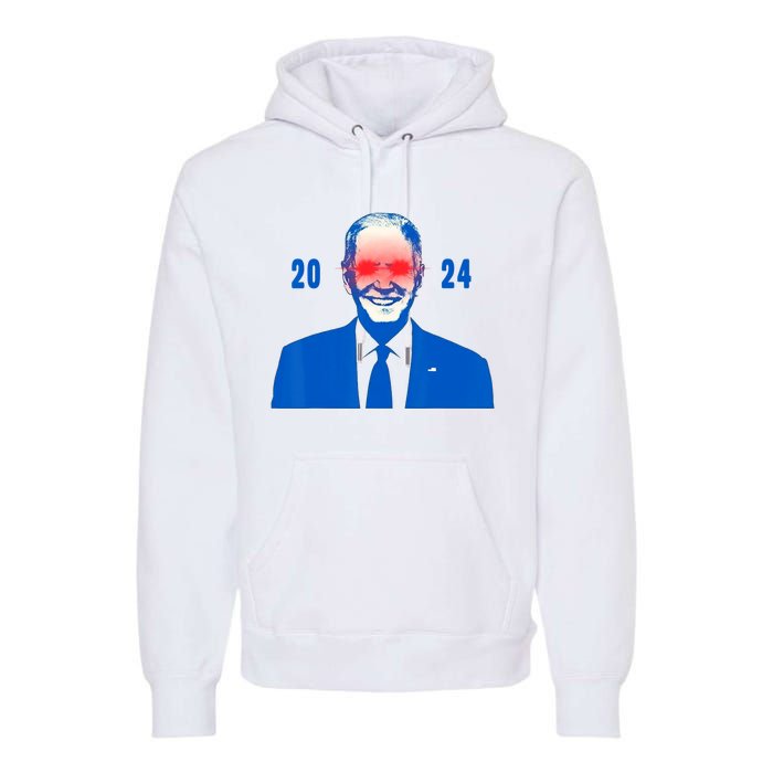 Dark Brandon 2024 Biden Funny new campaign Premium Hoodie