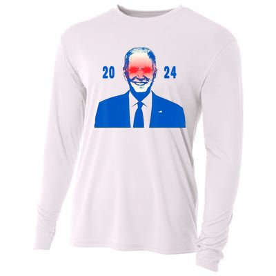 Dark Brandon 2024 Biden Funny new campaign Cooling Performance Long Sleeve Crew