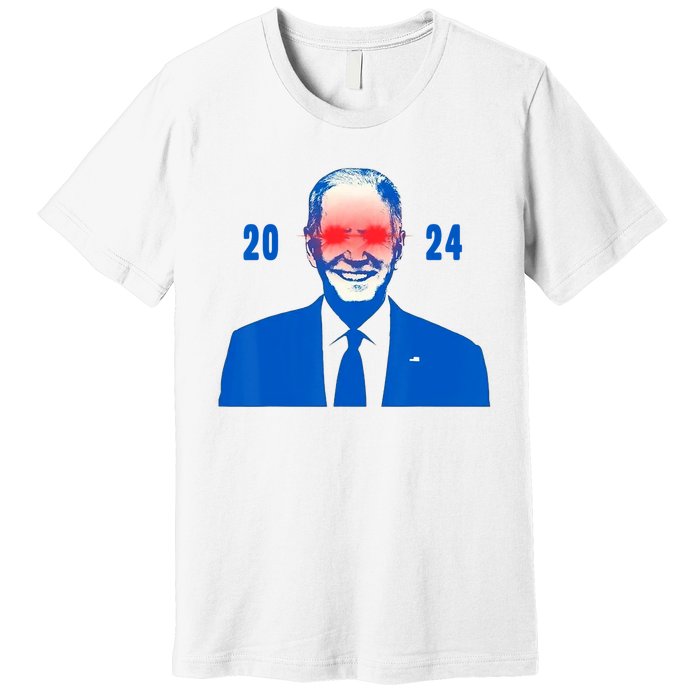 Dark Brandon 2024 Biden Funny new campaign Premium T-Shirt