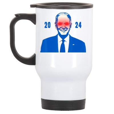 Dark Brandon 2024 Biden Funny new campaign Stainless Steel Travel Mug