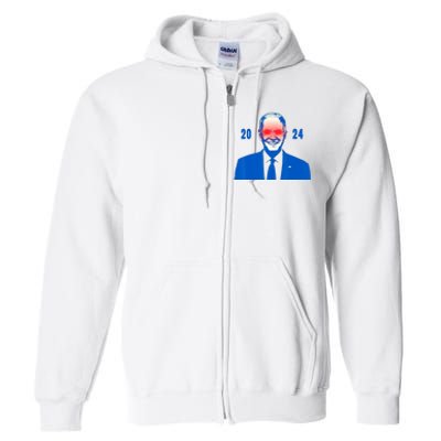 Dark Brandon 2024 Biden Funny new campaign Full Zip Hoodie