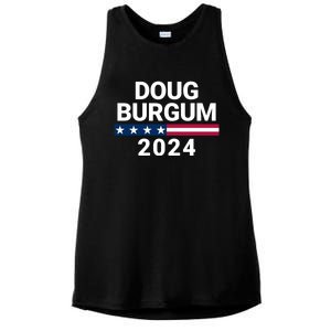 Doug Burgum 2024 Doug Burgum For Presidential Election Ladies PosiCharge Tri-Blend Wicking Tank