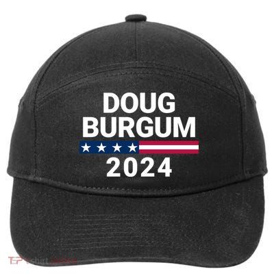 Doug Burgum 2024 Doug Burgum For Presidential Election 7-Panel Snapback Hat