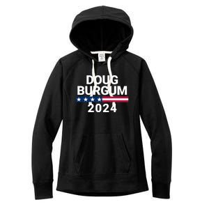 Doug Burgum 2024 Doug Burgum For Presidential Election Women's Fleece Hoodie