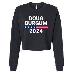 Doug Burgum 2024 Doug Burgum For Presidential Election Cropped Pullover Crew