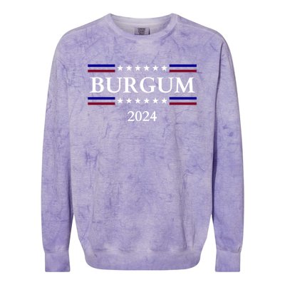 Doug Burgum 2024 Doug Burgum For Presidential Election Colorblast Crewneck Sweatshirt