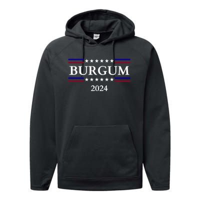 Doug Burgum 2024 Doug Burgum For Presidential Election Performance Fleece Hoodie