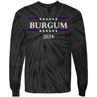 Doug Burgum 2024 Doug Burgum For Presidential Election Tie-Dye Long Sleeve Shirt