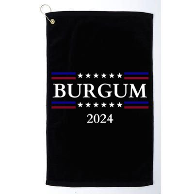 Doug Burgum 2024 Doug Burgum For Presidential Election Platinum Collection Golf Towel