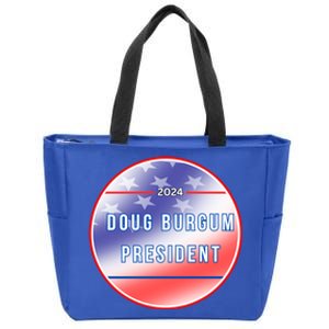 Doug Burgum 2024 Doug Burgum For Presidential Election Zip Tote Bag