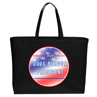 Doug Burgum 2024 Doug Burgum For Presidential Election Cotton Canvas Jumbo Tote