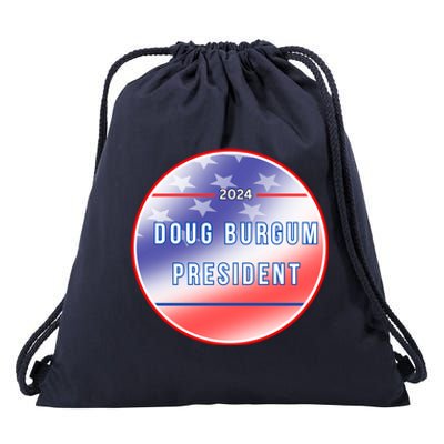 Doug Burgum 2024 Doug Burgum For Presidential Election Drawstring Bag