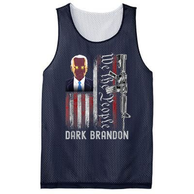 Dark Brandon 2024 Joe Biden's Campaign Mesh Reversible Basketball Jersey Tank