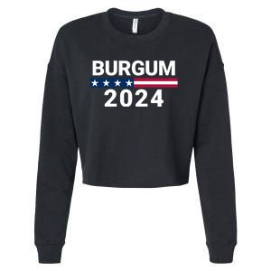 Doug Burgum 2024 Doug Burgum For Presidential Election Cropped Pullover Crew