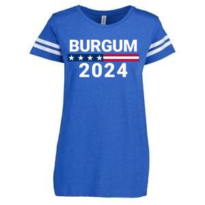 Doug Burgum 2024 Doug Burgum For Presidential Election Enza Ladies Jersey Football T-Shirt